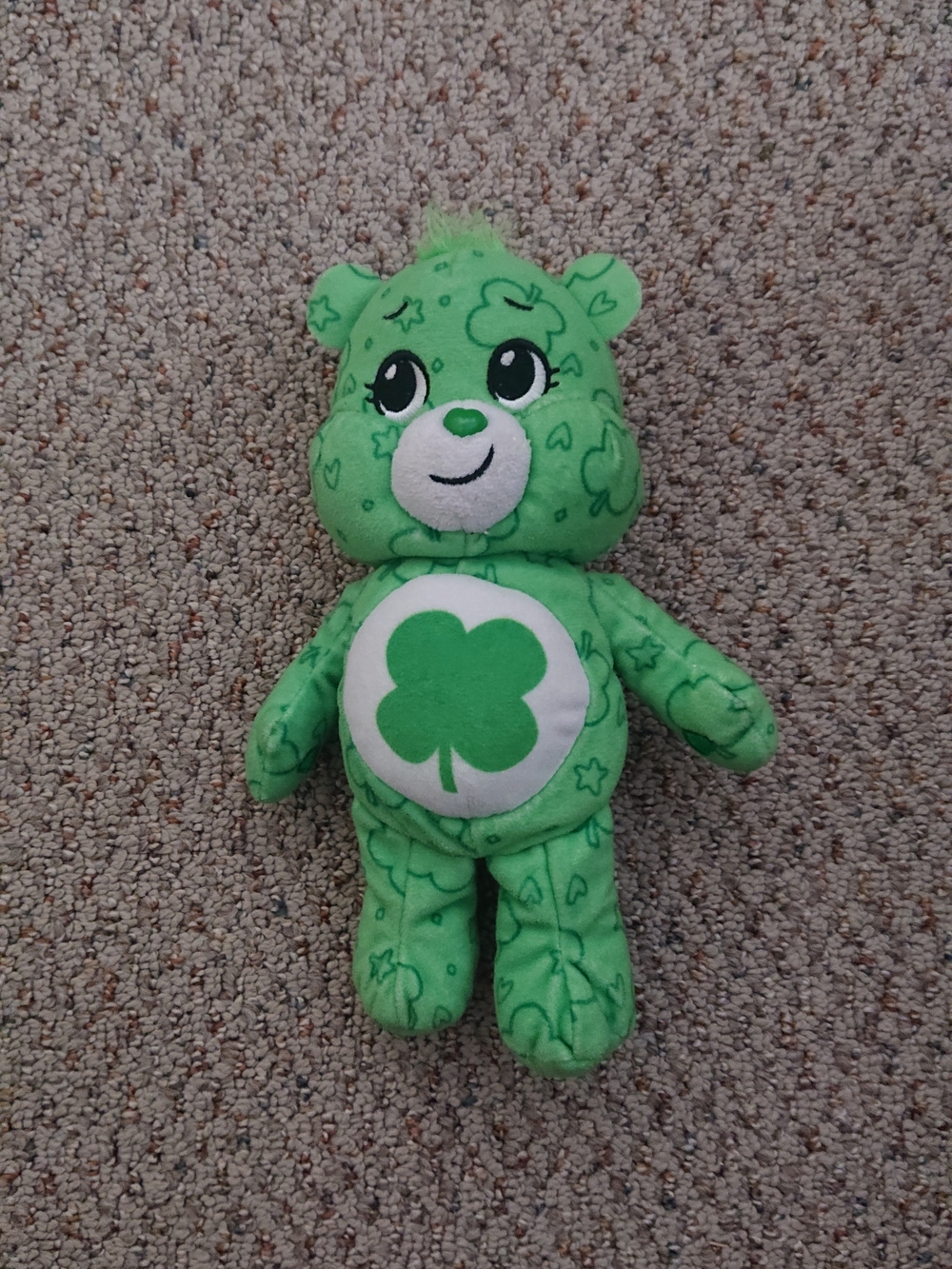 2024 Care Bears - Green Good Luck Bear Plush by Basic Fun - Unlock The Magic